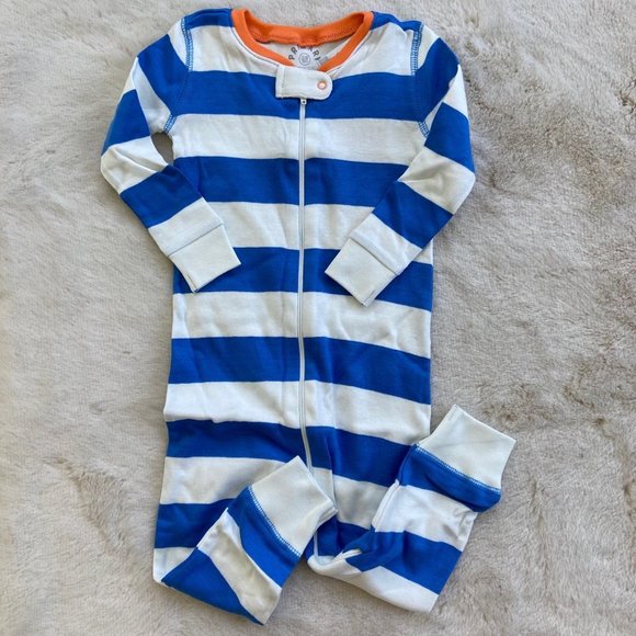 Primary One Pieces Primary Baby Unisex Bold Stripe Organic Cotton